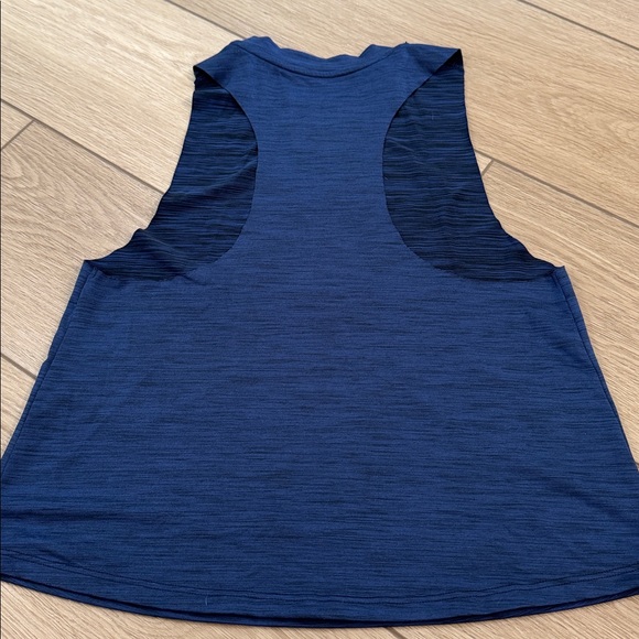 Born Primitive Racerback Tank Top Sz S Heather Blue Black Workout CrossFit Run - Picture 6 of 6